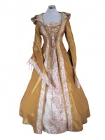 Ladies Medieval Renaissance Costume And Headdress Size 16 - 18